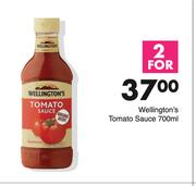 Wellington's Tomato Sauce-For 2 x 700ml