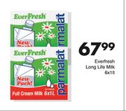 Everfresh Long Life Milk-6 x 1Ltr