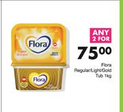 Flora Regular / Light / Gold Tub-For Any 2 x 1Kg