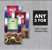 Cape Cookies Assorted-For Any 3 x 500g