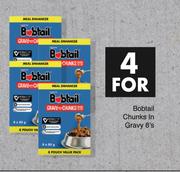 Bobtail Chunks In Gravy-For 4 x 8's Pack