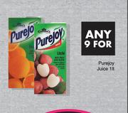 Purejoy Juice-For Any 9 x 1Ltr