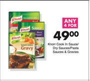 Knorr Cook In Sauce / Dry Sauces/Pasta Sauces & Gravies-For Any 4