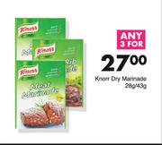Knorr Dry Marinade-For Any 3 x 28g/43g