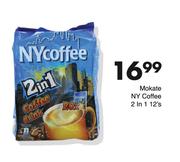 Mokate NY Coffee 2 In 1-12's Pack