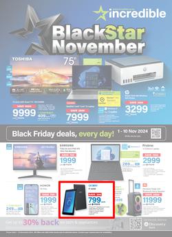 Incredible : Black Star November (01 November - 10 November 2024), page 1