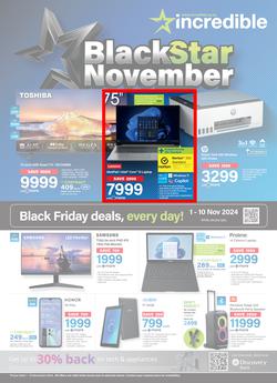 Incredible : Black Star November (01 November - 10 November 2024), page 1