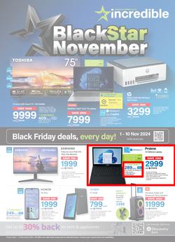 Incredible : Black Star November (01 November - 10 November 2024), page 1
