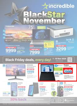 Incredible : Black Star November (01 November - 10 November 2024), page 1
