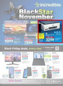 Incredible : Black Star November (01 November - 10 November 2024), page 1