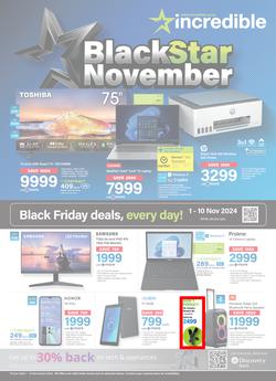 Incredible : Black Star November (01 November - 10 November 2024), page 1