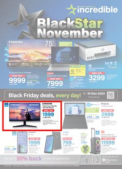 Incredible : Black Star November (01 November - 10 November 2024), page 1