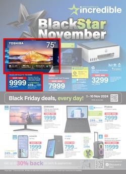 Incredible : Black Star November (01 November - 10 November 2024), page 1