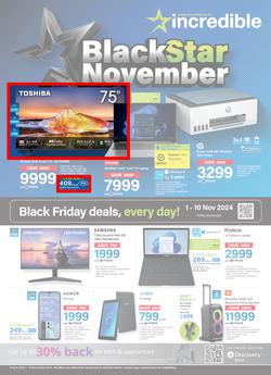 Incredible : Black Star November (01 November - 10 November 2024), page 1