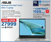 Asus Zenbook 14 Intel Core Ultra 7 Laptop