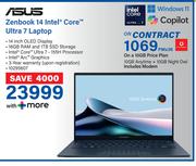 Asus Zenbook 14 Intel Core Ultra 7 Laptop