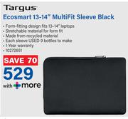 Targus Ecosmart 13-14" Multi Fit Sleeve Black