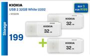 Kioxia USB 2 32GB White U202-For 3