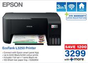 Epson Eco Tank L3250 Printer