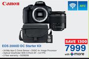 Canon EOS 2000D DC Starter Kit