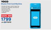Yoco Khumo Print Card Machine
