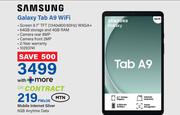Samsung Galaxy Tab A9 WiFi-On Mobile Internet Silver