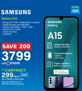 Samsung Galaxy A15-On Flex On 2 Price Plan