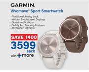 Garmin Vivomove Sport Smart Watch-Each