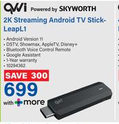 Skyworth 2K Streaming Android TV Stick-Leap1