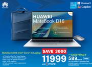 Huawei MateBook D16 Intel Core i5 Laptop-On 22.5GB LTE Wireless Plan