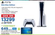 PS5 Slim Disc Edition-On 22.5GB LTE Wireless Plan