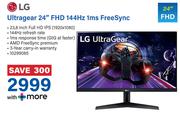 LG Ultragear 24" FHD 144Hz 1ms FreeSync