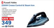 Russell Hobbs 2200W Crease Control & Steam Iron 10130995