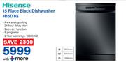 Hisense 15 Place Black Dishwasher H15DTG 10286532