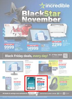 Incredible : Black Star November (11 November - 17 November 2024), page 1