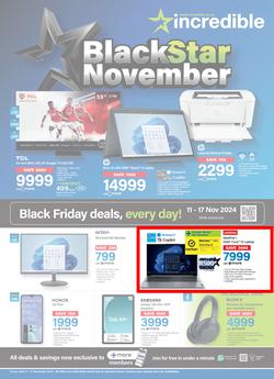Incredible : Black Star November (11 November - 17 November 2024), page 1