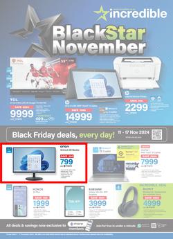 Incredible : Black Star November (11 November - 17 November 2024), page 1