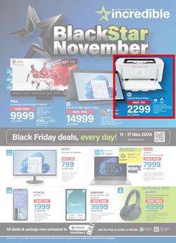 Incredible : Black Star November (11 November - 17 November 2024), page 1