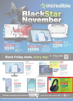 Incredible : Black Star November (11 November - 17 November 2024), page 1