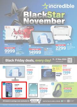 Incredible : Black Star November (11 November - 17 November 2024), page 1