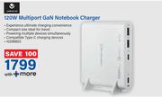 Volkano 120W Multiport GaN Notbook Charger
