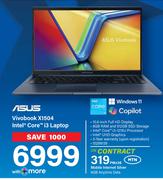 Asus Vivobook X1504 Intel Core i3 Laptop-On Mobile Internet Silver