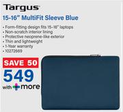 Targus 15-16" Multi Fit Sleeve Blue