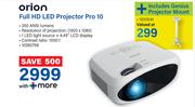 Orion Full HD LED Projector Pro 10