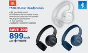 JBL T520 On Ear Headphones-Each