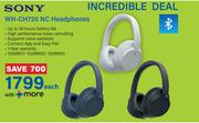 Sony WH-CH720 NC Headphones-Each