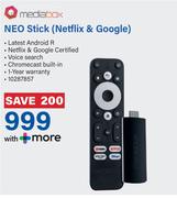 Media Box Neo Stick (Netflix & Google)