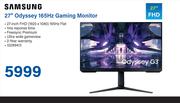 Samsung 27" Odyssey 165Hz Gaming Monitor