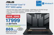Asus TUF F15 Intel Core i7 RTX 3050 Laptop-On Mobile Internet Ruby