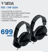 Turtle Beach 70X/70P 2024-Each